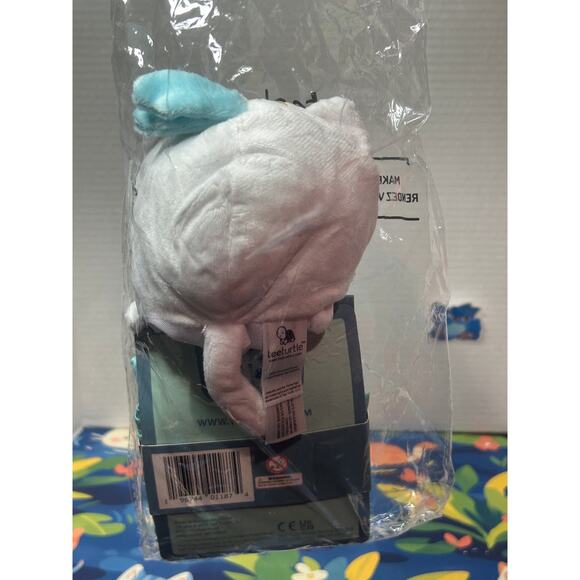 TeeTurtle Angel Cat Plush Reusable Tote Bag - Picture 4 of 8